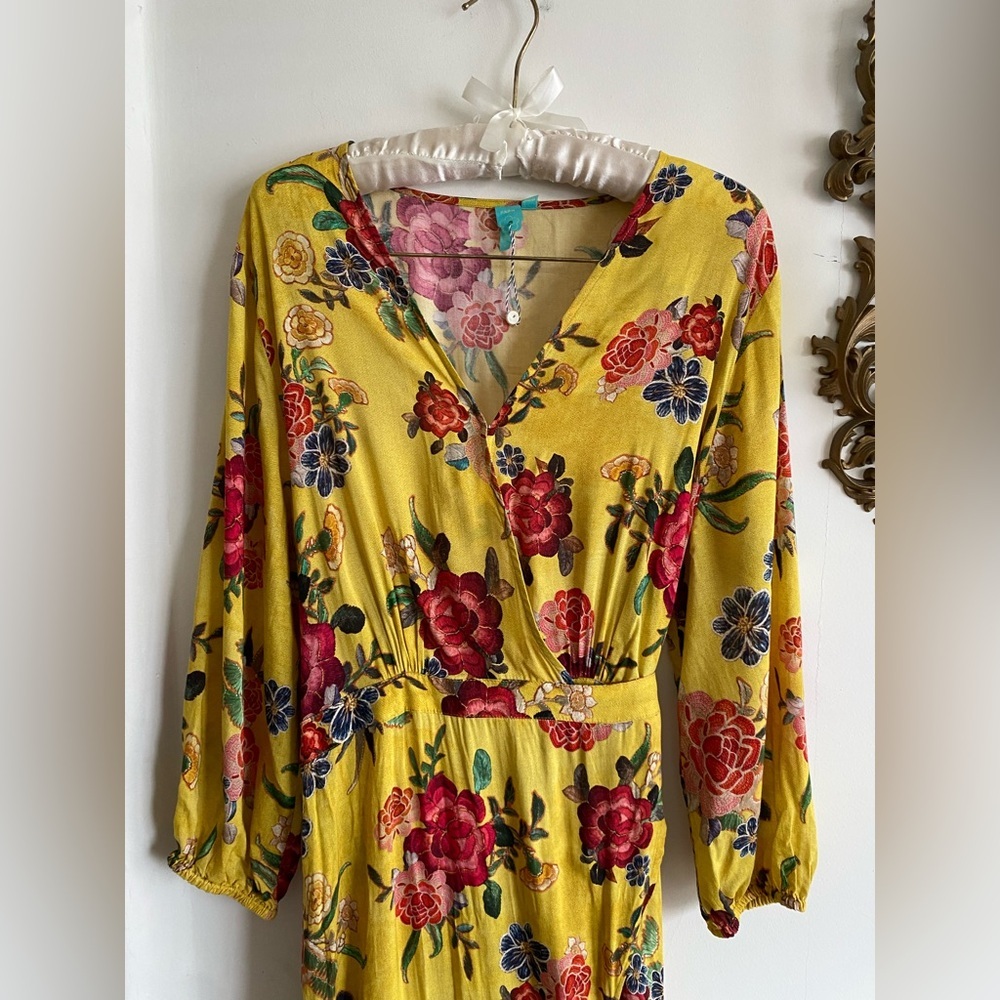 FARM RIO SUNLIT WRAP DRESS - Picture 5 of 16